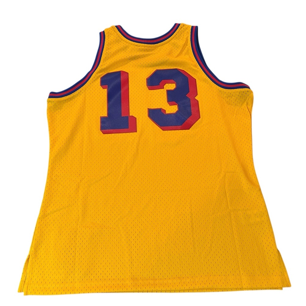 MITCHELL & NESS WILT CHAMBERLAIN L GOLDEN STATE WARRIORS $135 NWT SWINGMAN HWC - Picture 2 of 8